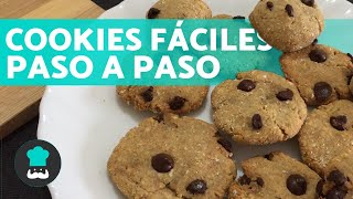 Galletas de AVENA y CHOCOLATE 🍪 ¡Muy Fáciles [upl. by Nyleda]