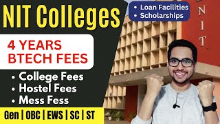 NIT College Fees For BTech  Engineering College Fees Structure  Top 10 NIT Colleges in India 2024 [upl. by Rimidalv]