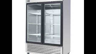 Atosa MCF8707 Glass Door Refrigerator Restaurant Equipment [upl. by Hennessy257]