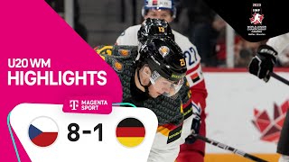 Tschechien  Deutschland  Highlights Gruppenphase  IIHF U20 EishockeyWM 2023  MAGENTA SPORT [upl. by Isadore516]