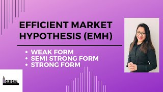 EQUITY ANALYSIS EMH  EFFICIENT MARKET HYPOTHESIS  FOI  DU  BCOM HONS  CAACCABBAFRMCFAFOI [upl. by Nuncia]