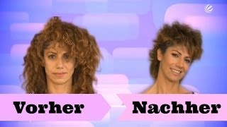 Vorher Nachher quotUmstyling Haarequot mit Holger Hoffmann  Sat1 Frühstücksfernsehen [upl. by Voletta]