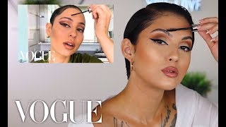 Following Alexa Demies Vogue Makeup Tutorial lowkey BOMB [upl. by Einomrah]