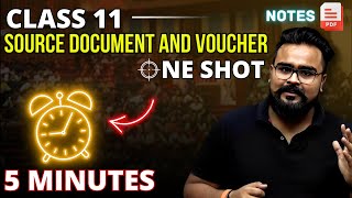 Origin of Transactions  SOURCE DOCUMENTS and VOUCHER class 11 ONE SHOT  GAURAV JAIN [upl. by Foss]