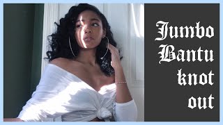 Jumbo Bantu Knots on Natural Hair ft Lottabody Milk and Honey  As Told By Kira VLOGmas Day 1 [upl. by Lexerd]