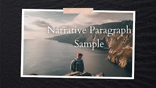 Narrative Paragraph Sample [upl. by Akitnahs217]