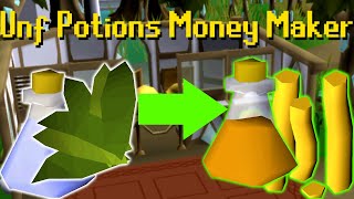 OSRS 800kH Money Making Unfinished Potions [upl. by Zacarias]