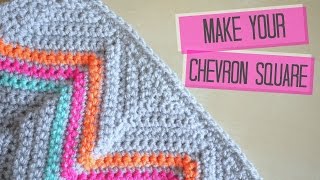 CROCHET How to get straight edges on chevron blanket  Bella Coco [upl. by Edi944]