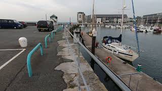 Walk around Caernarfon Harbour  Gwynedd North Wales [upl. by Narcissus]