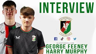 Post Match Interview  Glentoran vs Dollingstown  George Feeney amp Harry Murphy [upl. by Delorenzo784]