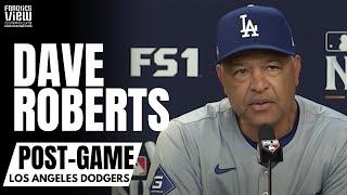 Dave Roberts Reacts to New York Mets Forcing NLCS GM6 vs LA Dodgers Jack Flaherty Struggles [upl. by Haugen]