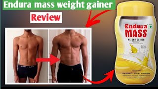 Endura mass banana flavour review  Endura Mass Chocolate Flavour  endura mass weight gainer 😮 [upl. by Elsie]