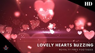 heart background animation  moving hearts background  love heart background video effects hd [upl. by Amir]