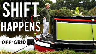 SHIFT HAPPENS OFFGRID NARROWBOAT LIFE  episode 96 [upl. by Notle210]