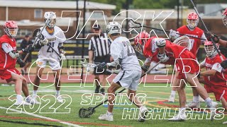 Jack Gerber 2022 Spring Highlights  Moorestown High School 24 [upl. by Agnella]