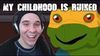 MY CHILDHOOD IS RUINED  Reacting to SCIENTIFICALLY ACCURATE  NINJA TURTLES REUPLOAD [upl. by Faden147]