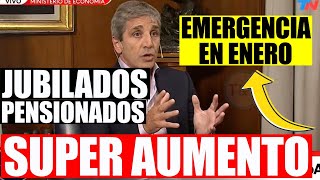 💥Caputo “Recibirán Aumentos quotMás Altosquot por Decreto para Jubilados y PNC y sin Bonos en Enero [upl. by Nnaer]