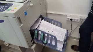 RISO SE9380 digital duplicator at full speed 180ppm [upl. by Rubenstein333]