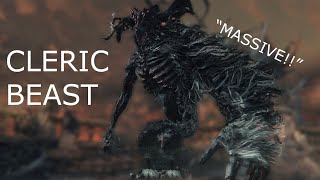 Defeating the CLERIC BEAST in Bloodborne [upl. by Anayaran231]