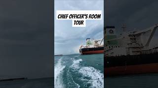 Chief Officers Room Tour on a Cargo Ship ship lifeatsea merchantnavy shipping ocean seaman [upl. by Tressia]