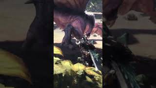 THIS IS ANJANATH WHEN IT IS ANGRY KIDS ITS SO SCARY LIVING IN MONSTER HUNTER WORLD【モンスターハンターワールド】 [upl. by Infeld]