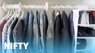 7 Easy Closet Organization Hacks [upl. by Ynnep]