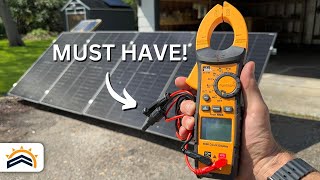 Measuring Solar Panel Output  Ultimate DIY Guide [upl. by Azal]