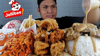 ALLTIME FAVORITE JOLLIBEE MUKBANG  MUKBANG PHILIPPINES  COLLAB bobbyrocky642 [upl. by Ninos48]