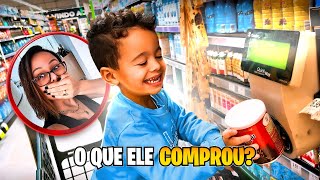 REVELANDO o que meu FILHO gosta de comer tudo o que tocar eu vou comprar [upl. by Arabeila659]