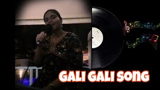 Gali Gali song  Cover by Tejaswini  KGF  Full song 🎶 Live show [upl. by Lois]