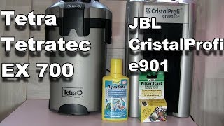 Внешний фильтр JBL CristalProfi e901 и Tetra Tetratec EX700 Как правильно заселить бактериями [upl. by Niroc]