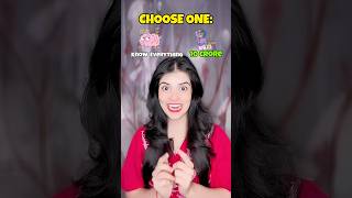 You Have To Choose Between 10 Crore Rupees Or Know Everything🤫 shorts youtubeshorts funny [upl. by Colon]