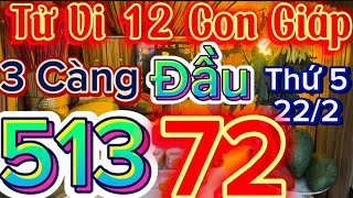 Tử Vi 12 Con Giáp Thứ 5 Ngày 2222024 Cầu Tài Lộc Ngày Bính Thìn [upl. by Sairacaz]