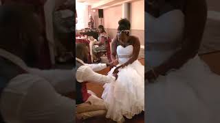 Alix and Elsie Wedding garter removal dance a must see💕 [upl. by Anuaf]