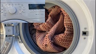 Stress test CARPET vs Whirlpool 6th Sense washing machine [upl. by Phelips754]