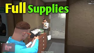 GTA 5 Online  Counterfeit Cash Factory  Steal Full Supplies Business  gtaonline [upl. by Ripleigh894]