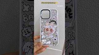 Cute Labubu transparent case for iphone 15 pro max short [upl. by Crispas]