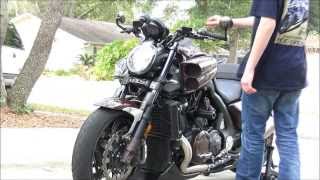 2010 Yamaha Vmax Walkaround and Startup Carbon Fiber [upl. by Ier159]