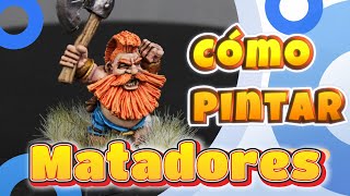 Cómo pintar Matadores Enanos para Warhammer Old World [upl. by Ynahpets393]