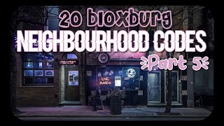 20 FREE Bloxburg Roleplay Neighborhood Codes [upl. by Yeclek958]