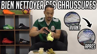 COMMENT NETTOYER ET ENTRETENIR SES CHAUSSURES DE FOOT [upl. by Chobot460]