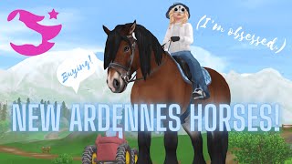 SSO BUYING THE NEW ARDENNES HORSE  Star Stable Online [upl. by Aimahs]