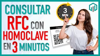 ✅ Consulta tu RFC con HOMOCLAVE en menos de 3 minutos  SAT [upl. by Kathleen495]