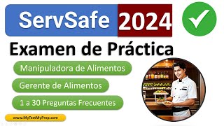 Examen de Práctica de ServSafe 2024 de Gerente y Manipulador de Alimentos [upl. by Letsyrk]