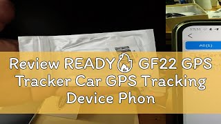 Review READY🔥 GF22 GPS Tracker Car GPS Tracking Device Phone Tracker Real Time SOS GSM Antilost R [upl. by Orgell]