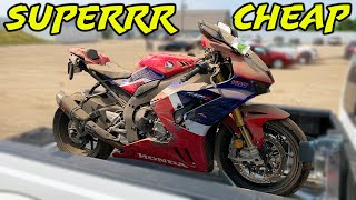 Rebuilding A Wrecked 2021 Honda CBR1000RRR Fireblade SP [upl. by Ayatnohs]