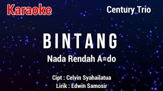 Karaoke BINTANG  Nada Rendah [upl. by Atrebor992]