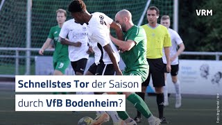 Schnellstes Tor der Saison durch VfB Bodenheim [upl. by Ebeneser]