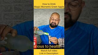 How to drink Magic Moments green apple nilgirikashyap vodka review [upl. by Thorwald434]