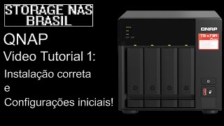 QNAP Storage NAS  como instalar  TUTORIAL01 [upl. by Namad]